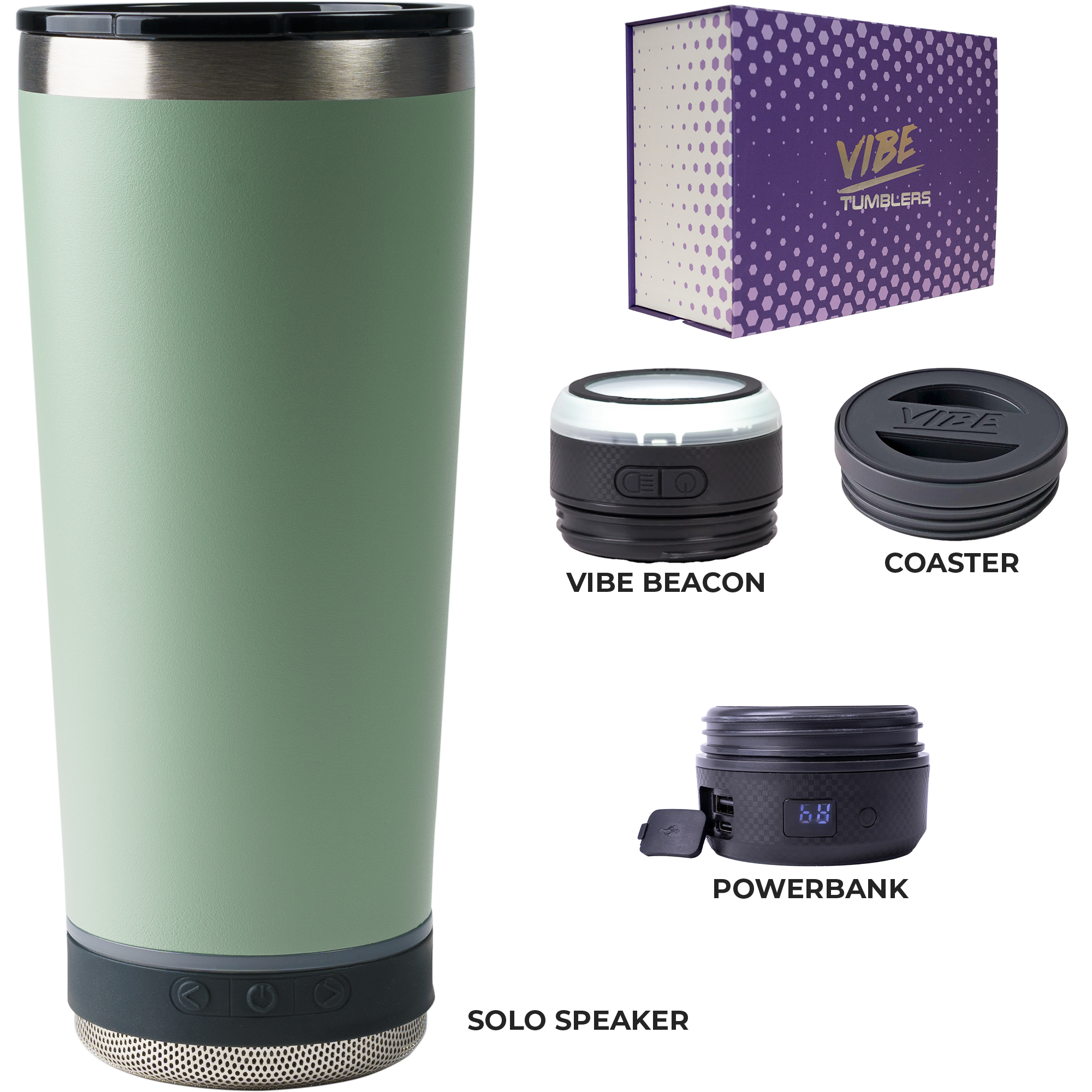 Go Caddy Vibe 18 oz Tumbler Kit 22