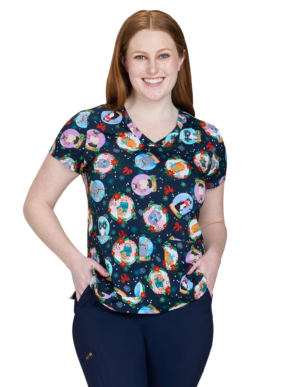 Artist Series - Women's Two-Pocket Print Top 7