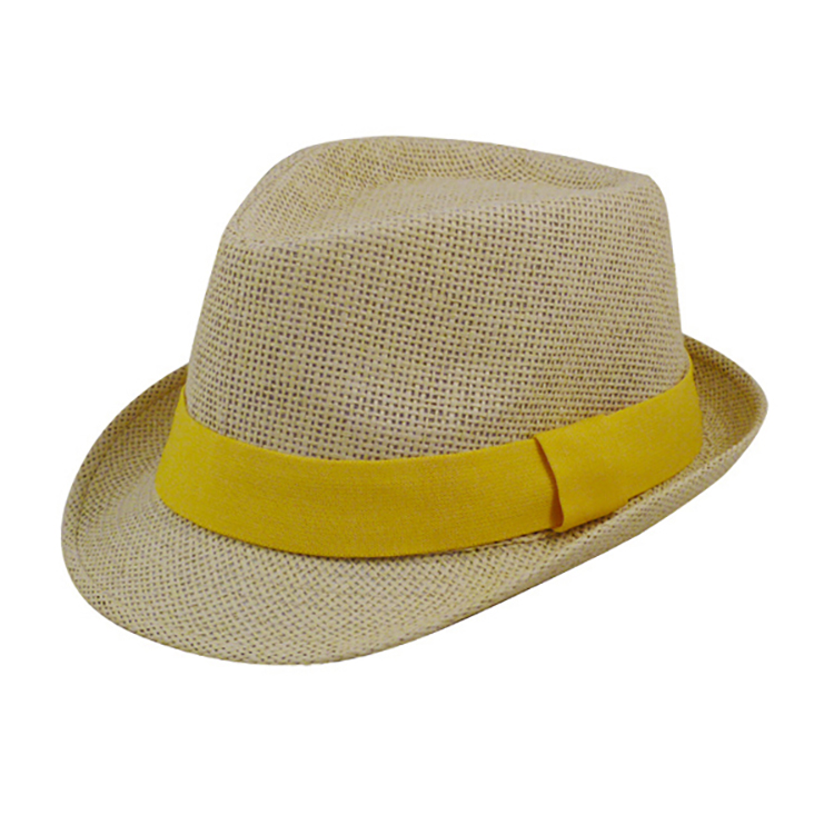 Nature Straw Fedora Hat 11