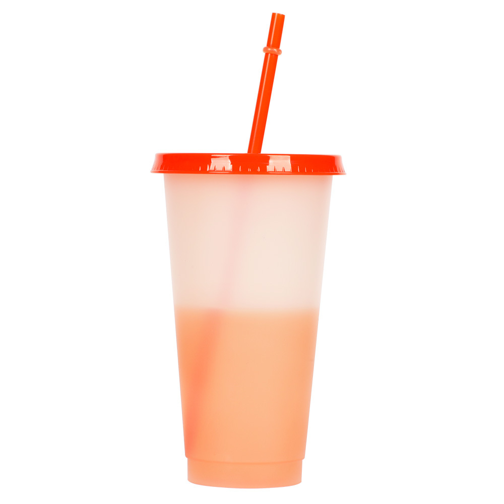24oz. Color Changing Cups with Lids and Straws 4
