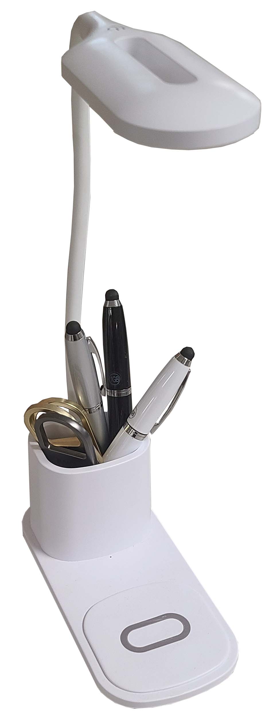 9440QI - QI Wireless Charger, Desk Light, and Pen Holder 6