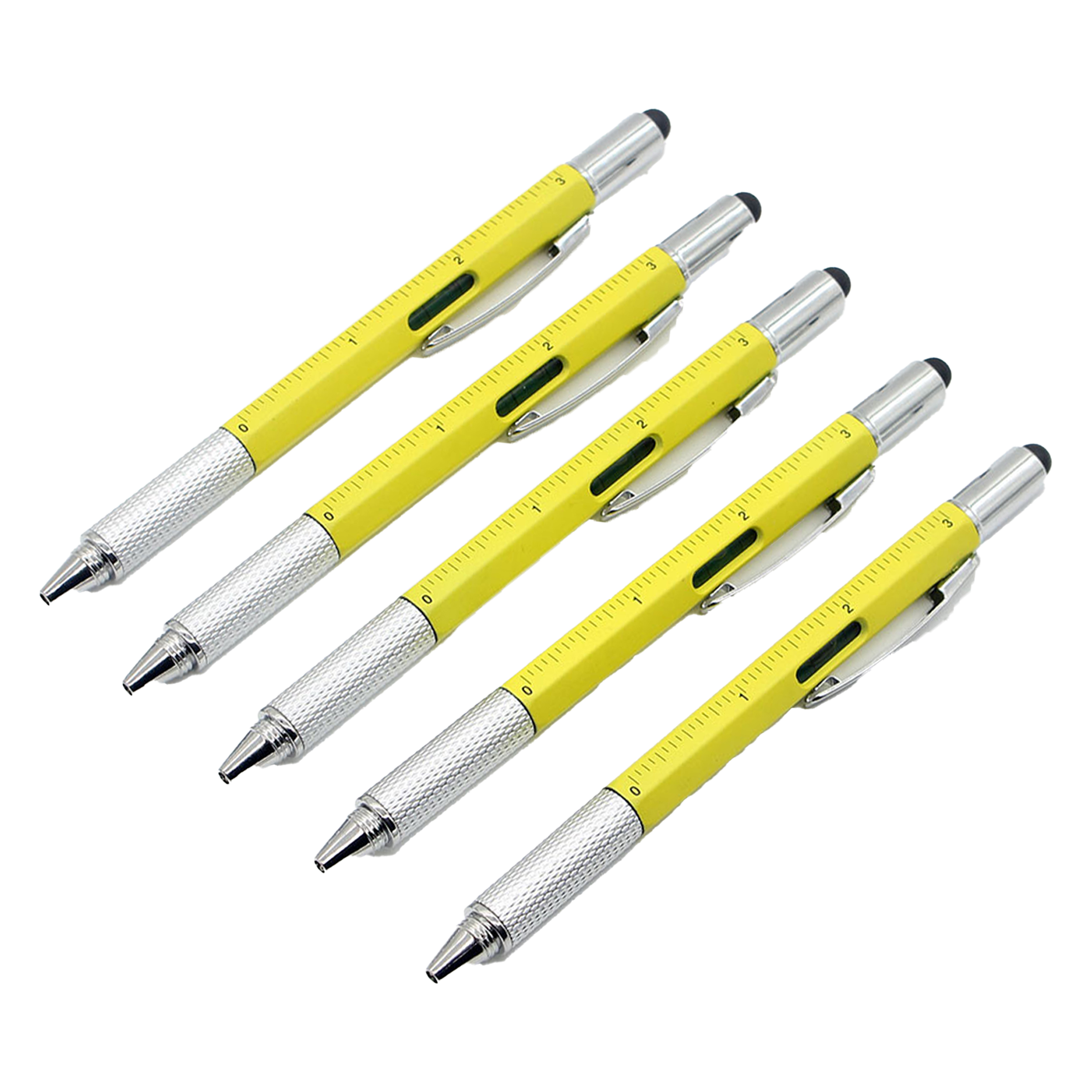 Abs Multi Functional Level Ruler Ballpoint Pen 5