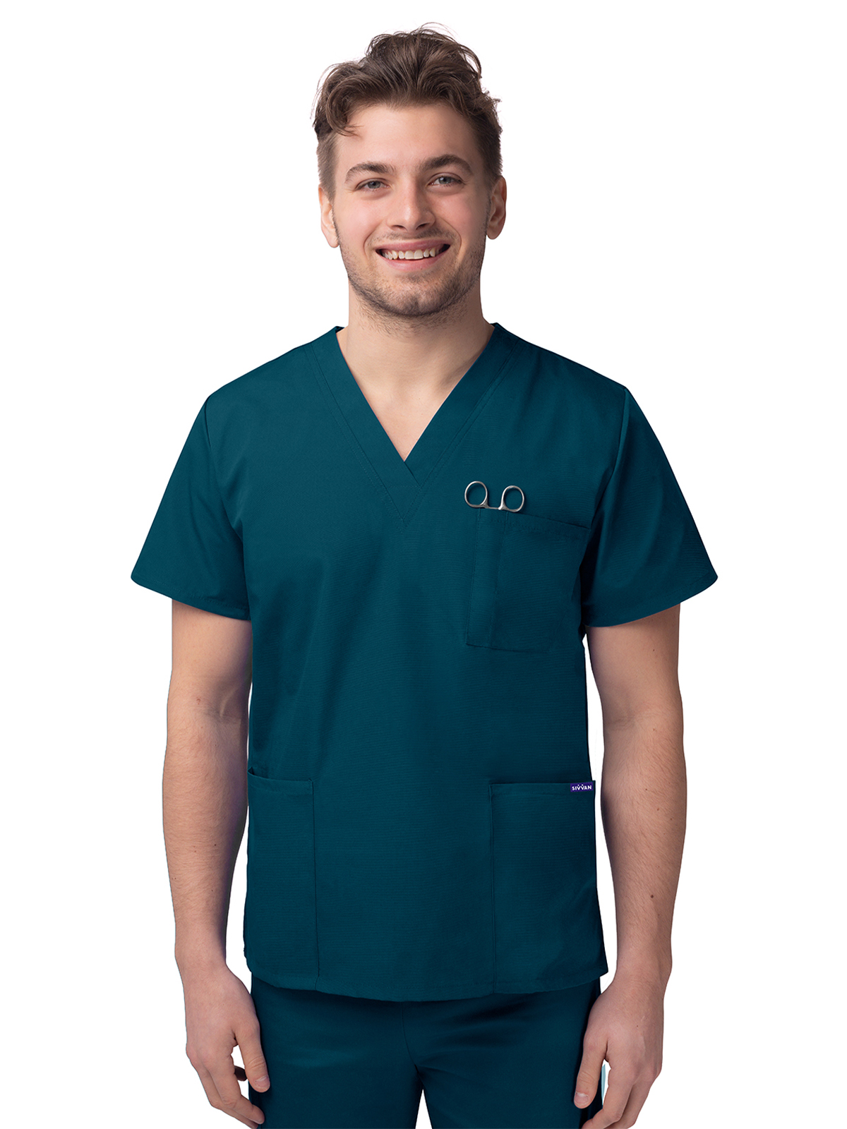 Adar - Sivvan - Unisex V-Neck 3 Pocket Top 34