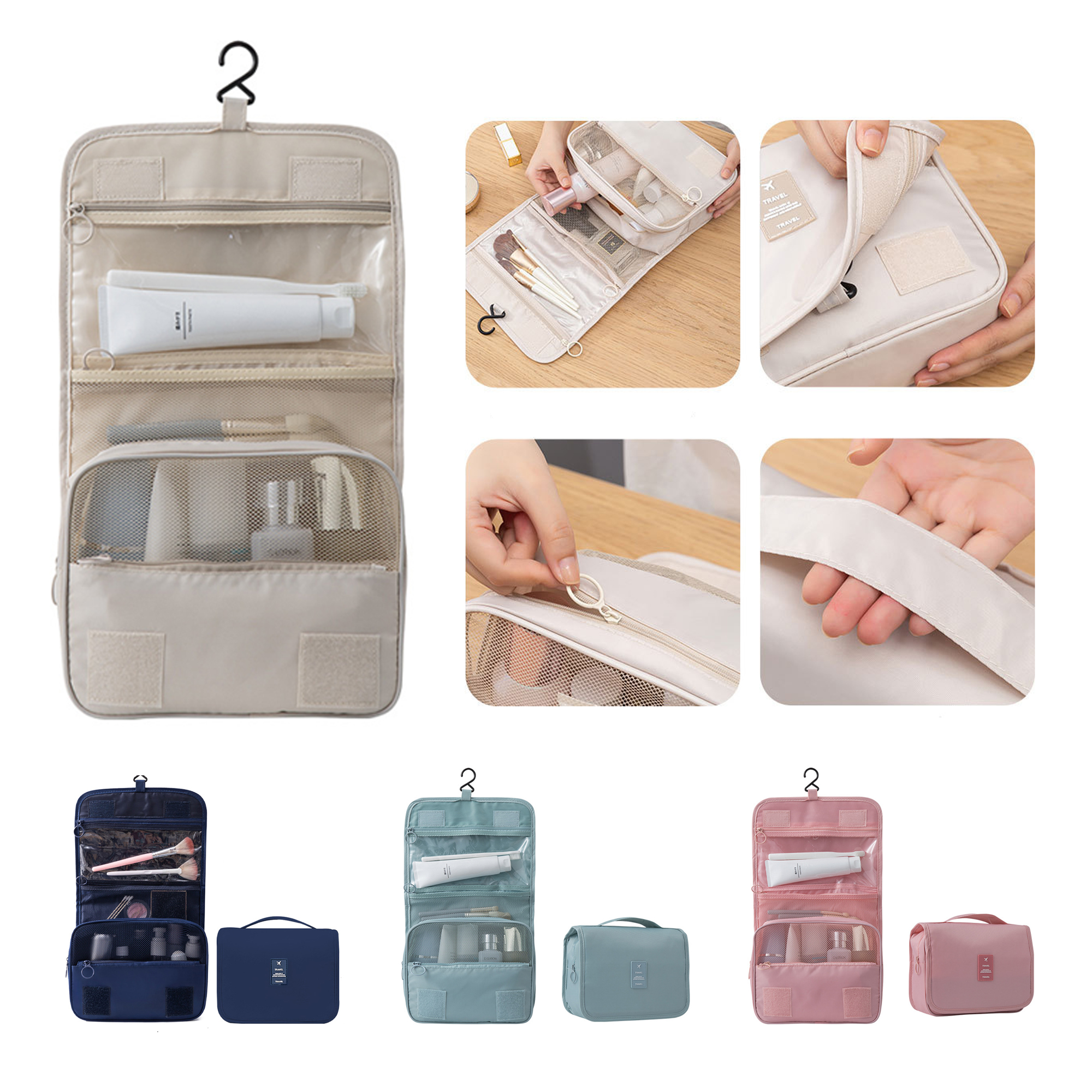 Portable Hanging Travel Toiletry Bag 2