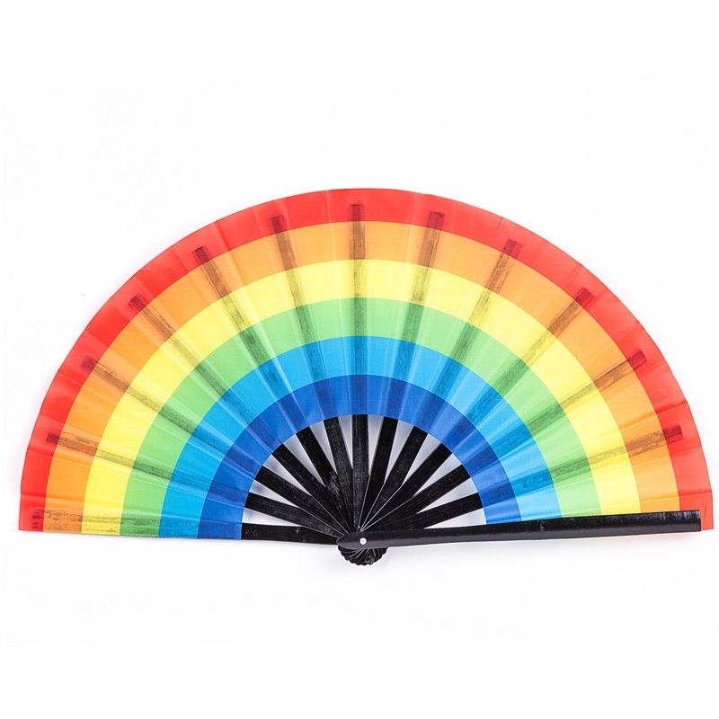 Custom Printed Large Kung Fu Fans 6