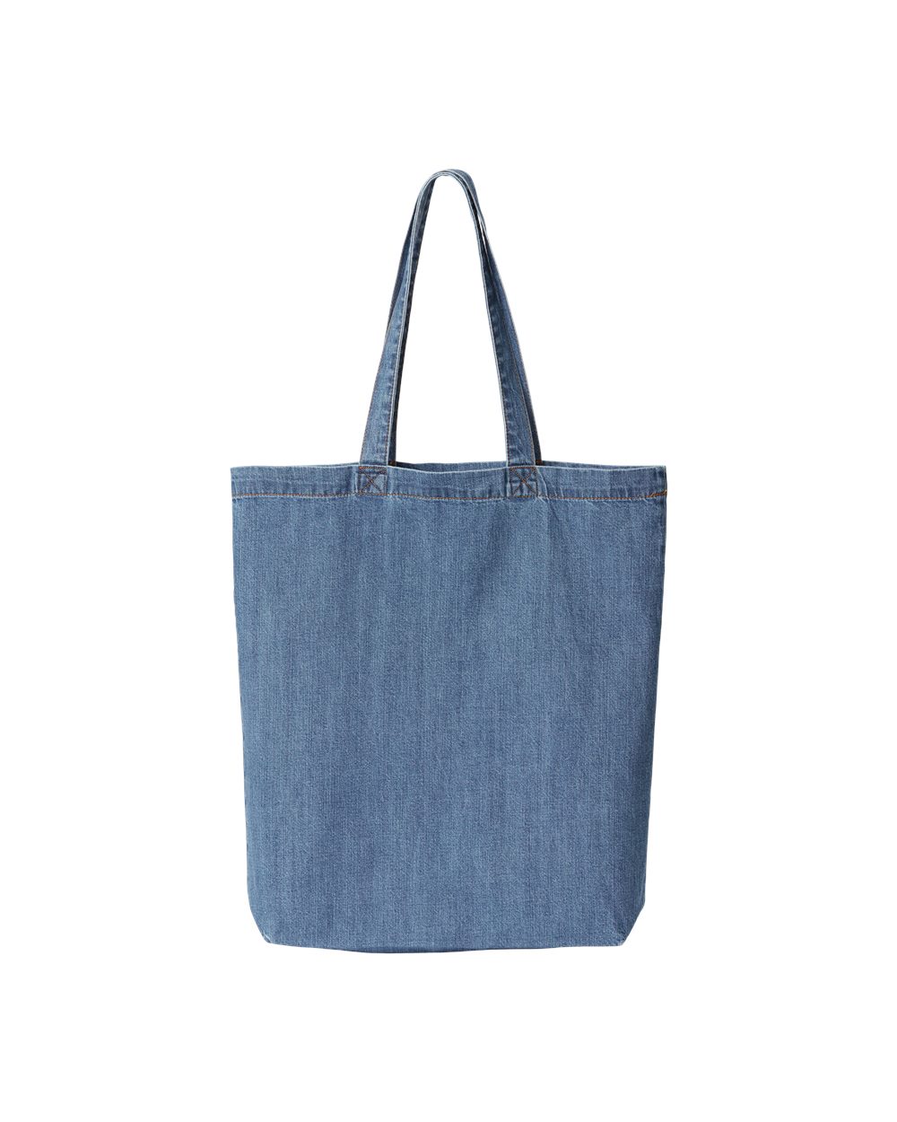 Cotton Denim Gusseted Tote Bag - 7761A, custom tote bag with logo imprint 9
