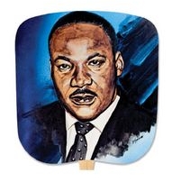 Martin Luther King Artist's Sketch Stock Religious & Inspirational Fan