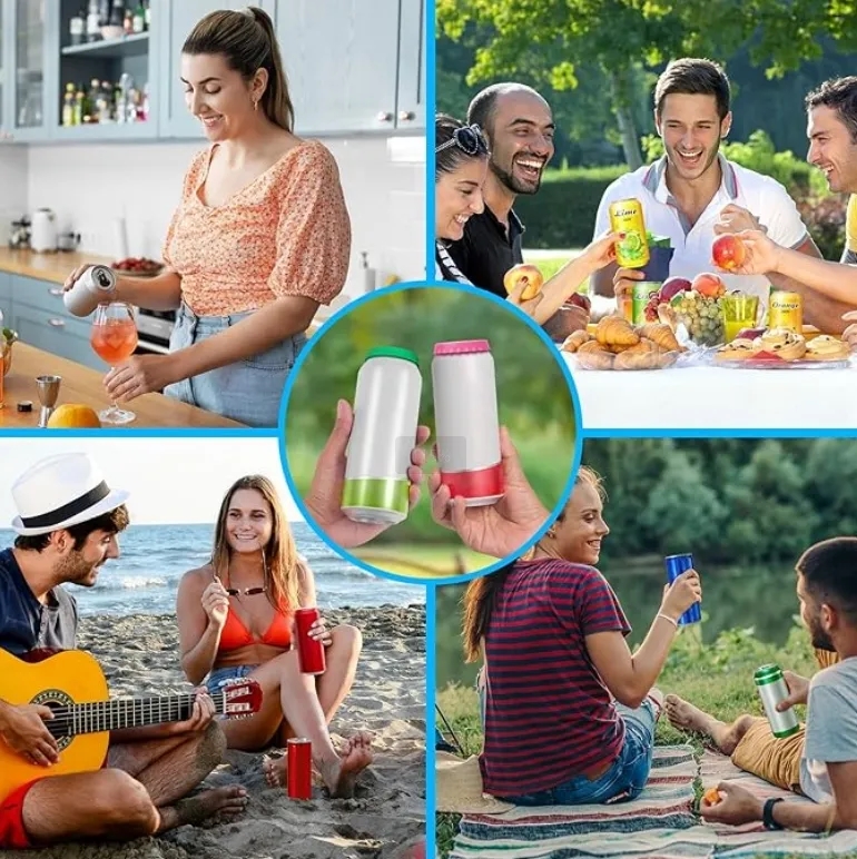 Reusable Silicone Can Lid for Beverage Cans 4