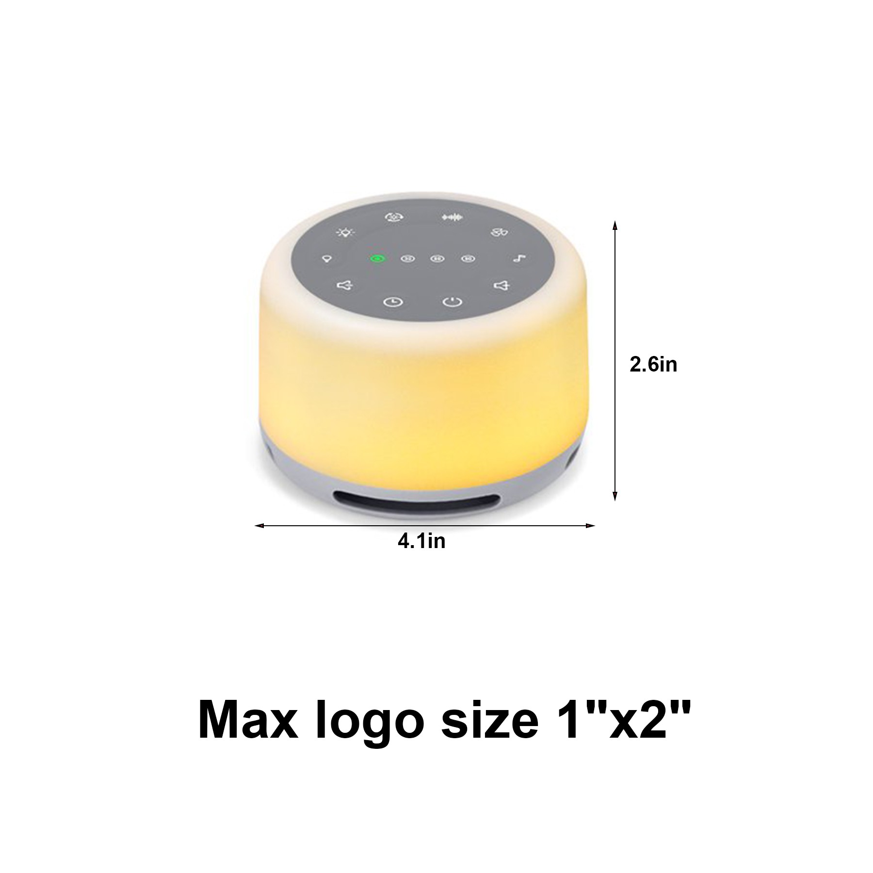 White Noise Sound Machine with Mood Light 2