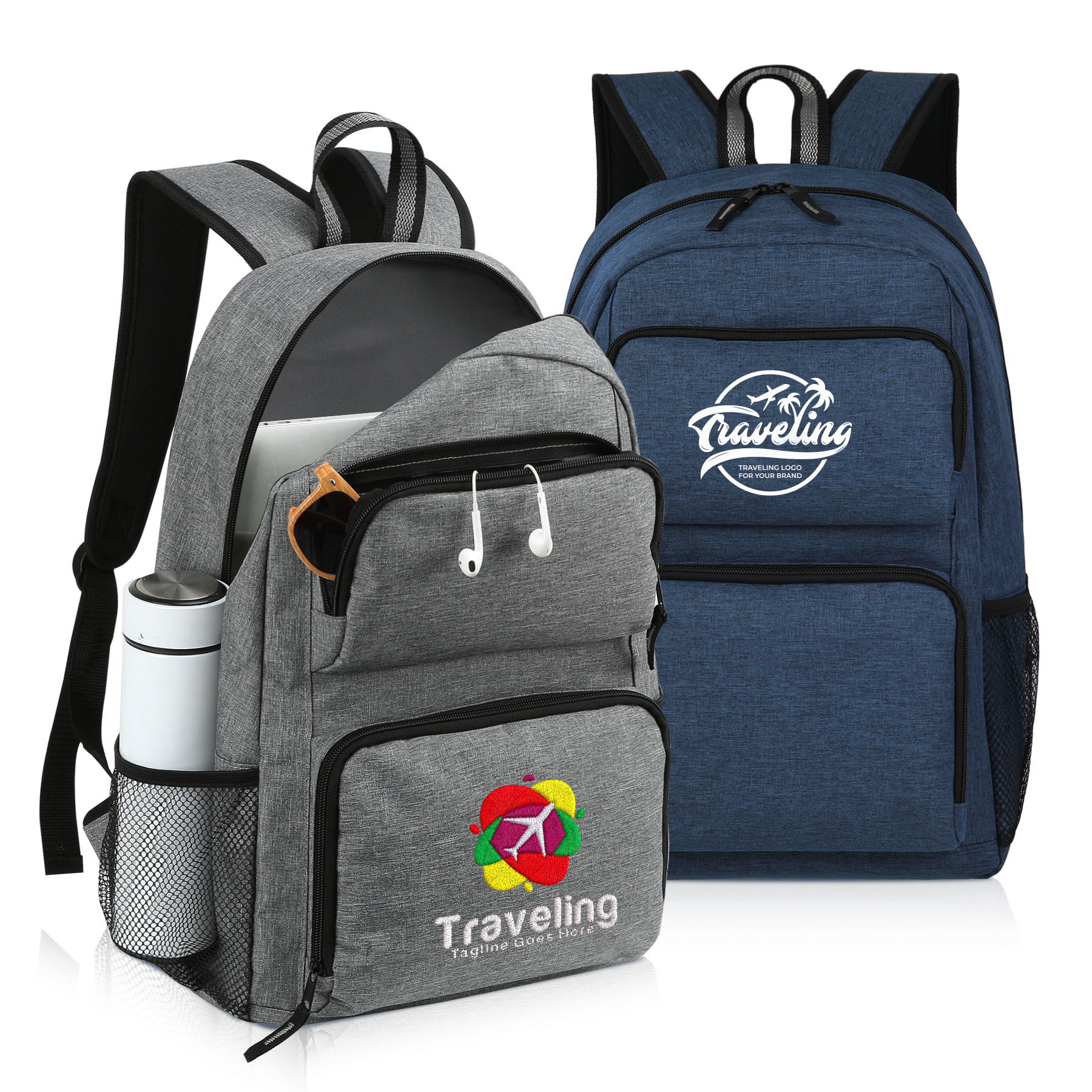 Graphite 15.6" Computer Backpack W Pockets 3