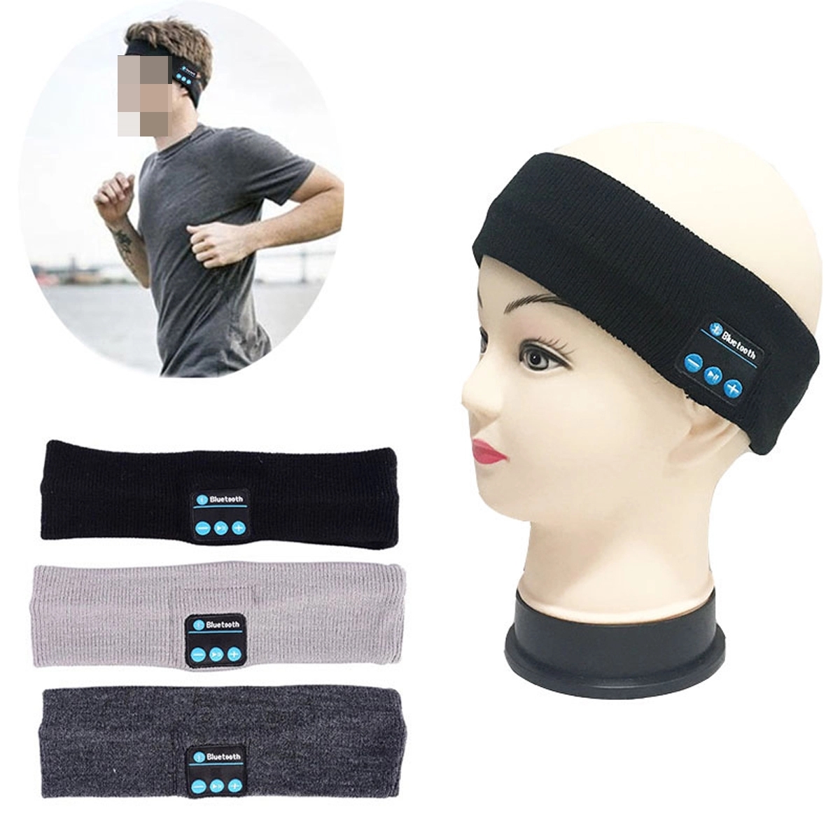Headband Wireless Music Sport Headband Sleeping Headsets 1