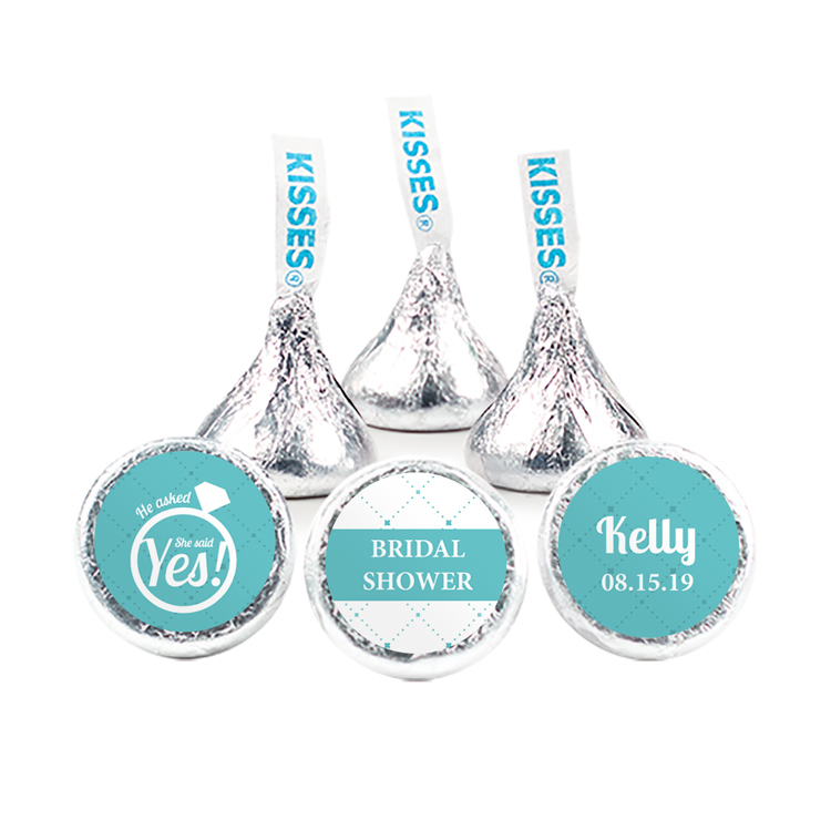 She Said Yes Design - Hershey's Kisses w/ Full Color Label 5