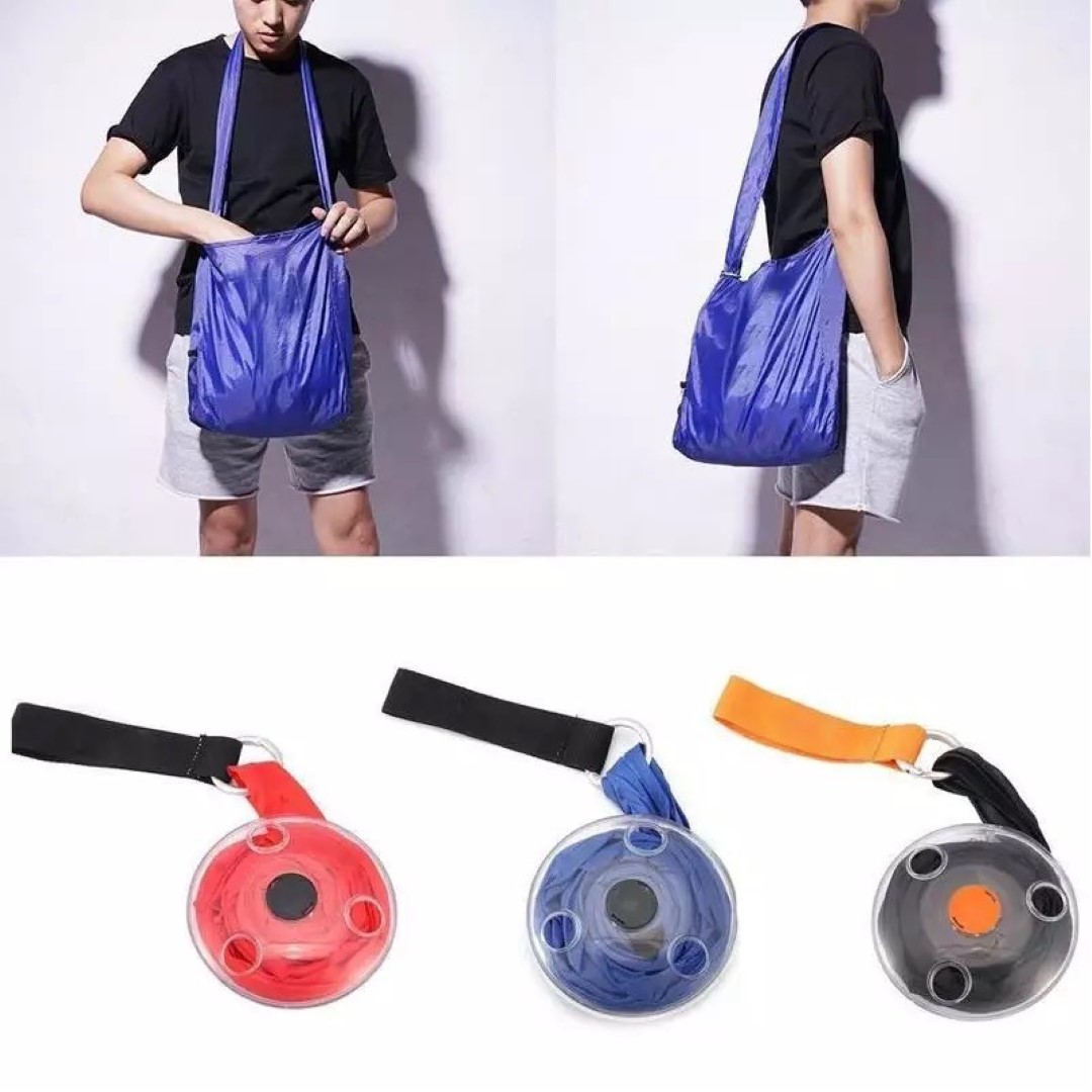 Reusable Shopping Bags-Disc Storage Portable Folding 2