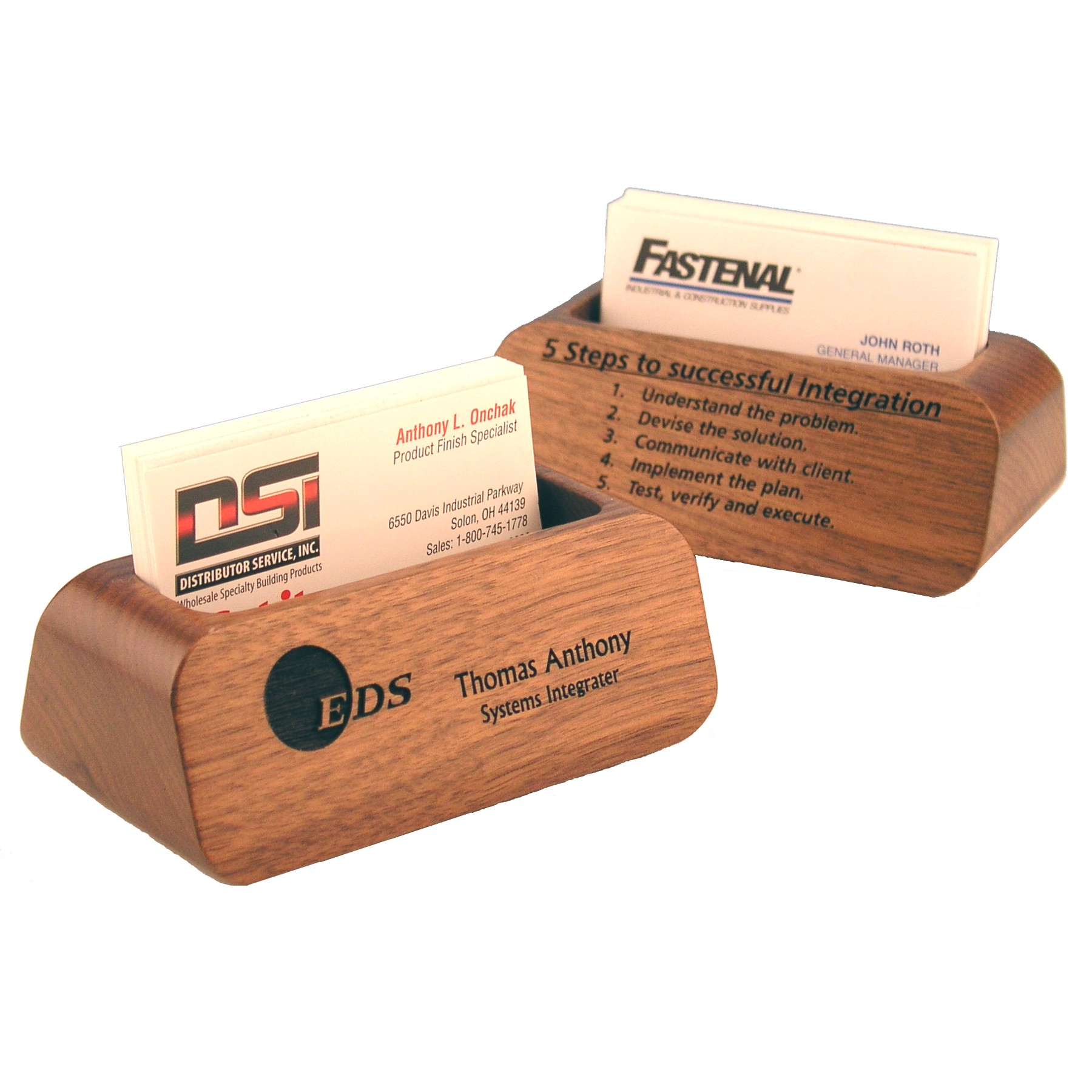 Wood Business Card Holder 7