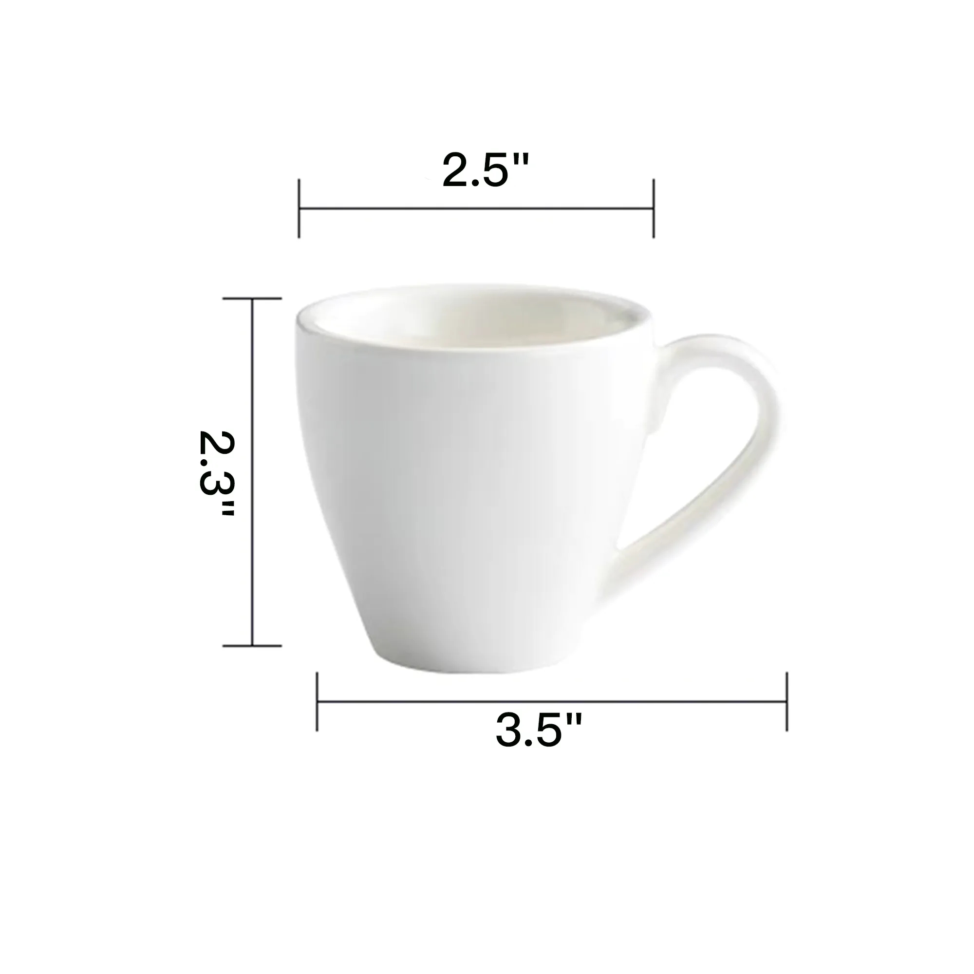 2.7oz Mini Procelain Espresso Cup 2