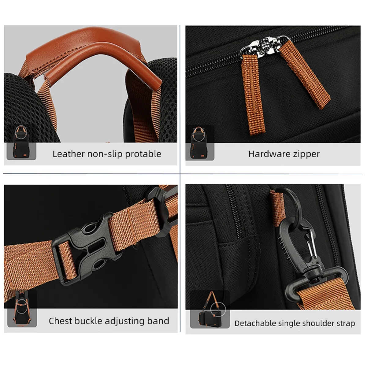 Waterproof Laptop Backpack with USB Charging Port 1