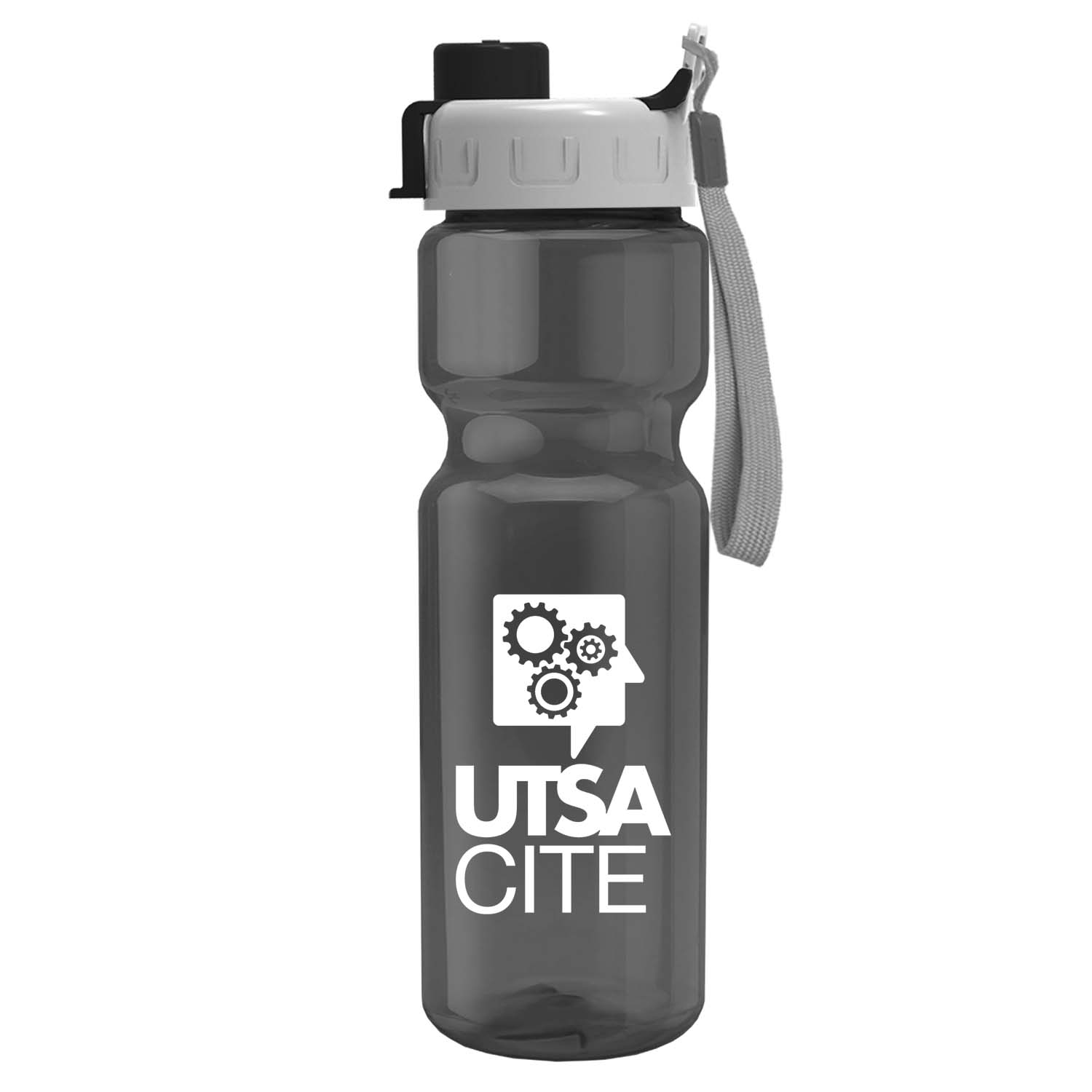 Champion - 28 oz. Transparent Bottle with Straw 3