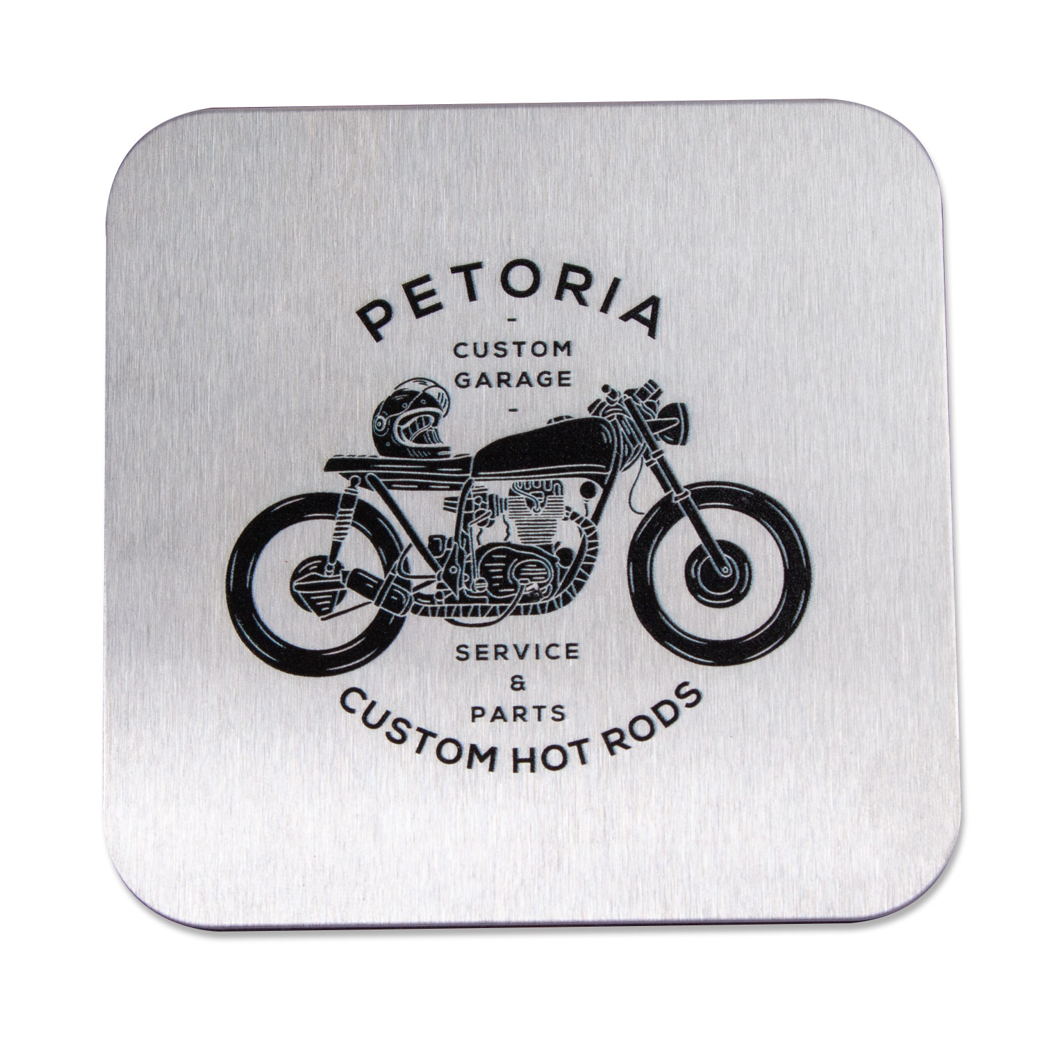 Stainless Steel Square Coaster (Full Color Imprint) 2