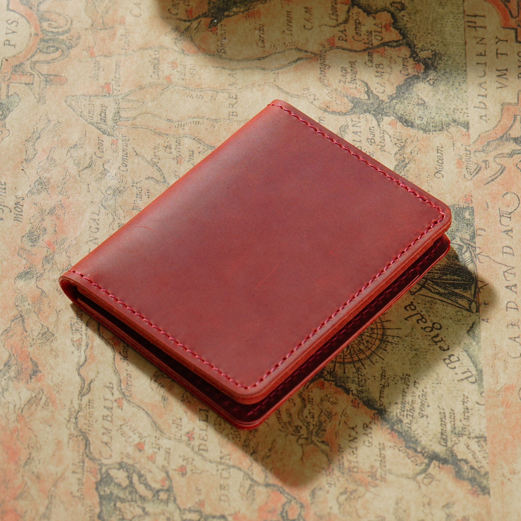 Small Cowhide Card Holder 6