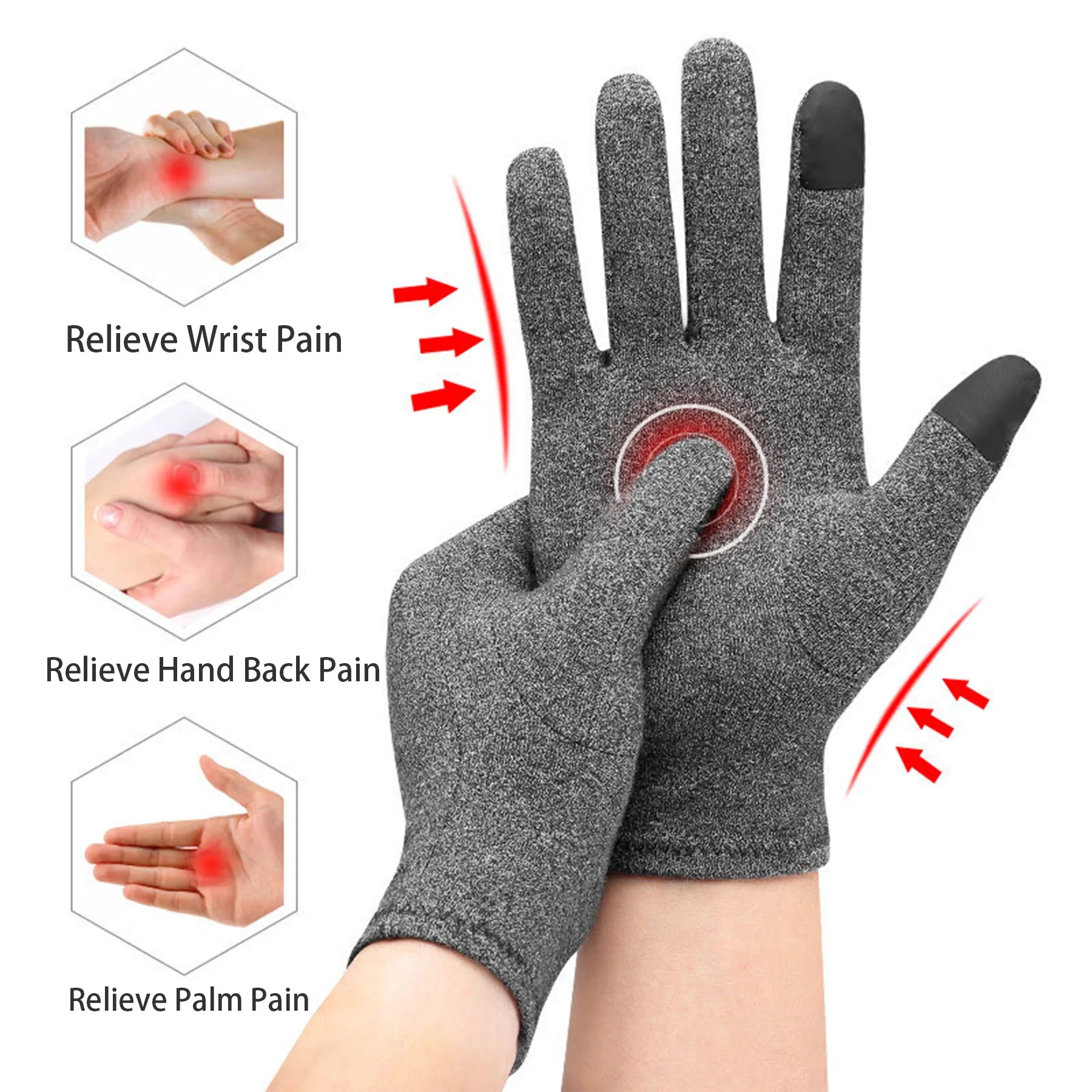 Outdoor Cycling Touch Screen Non-slip Running Sports Gloves 8