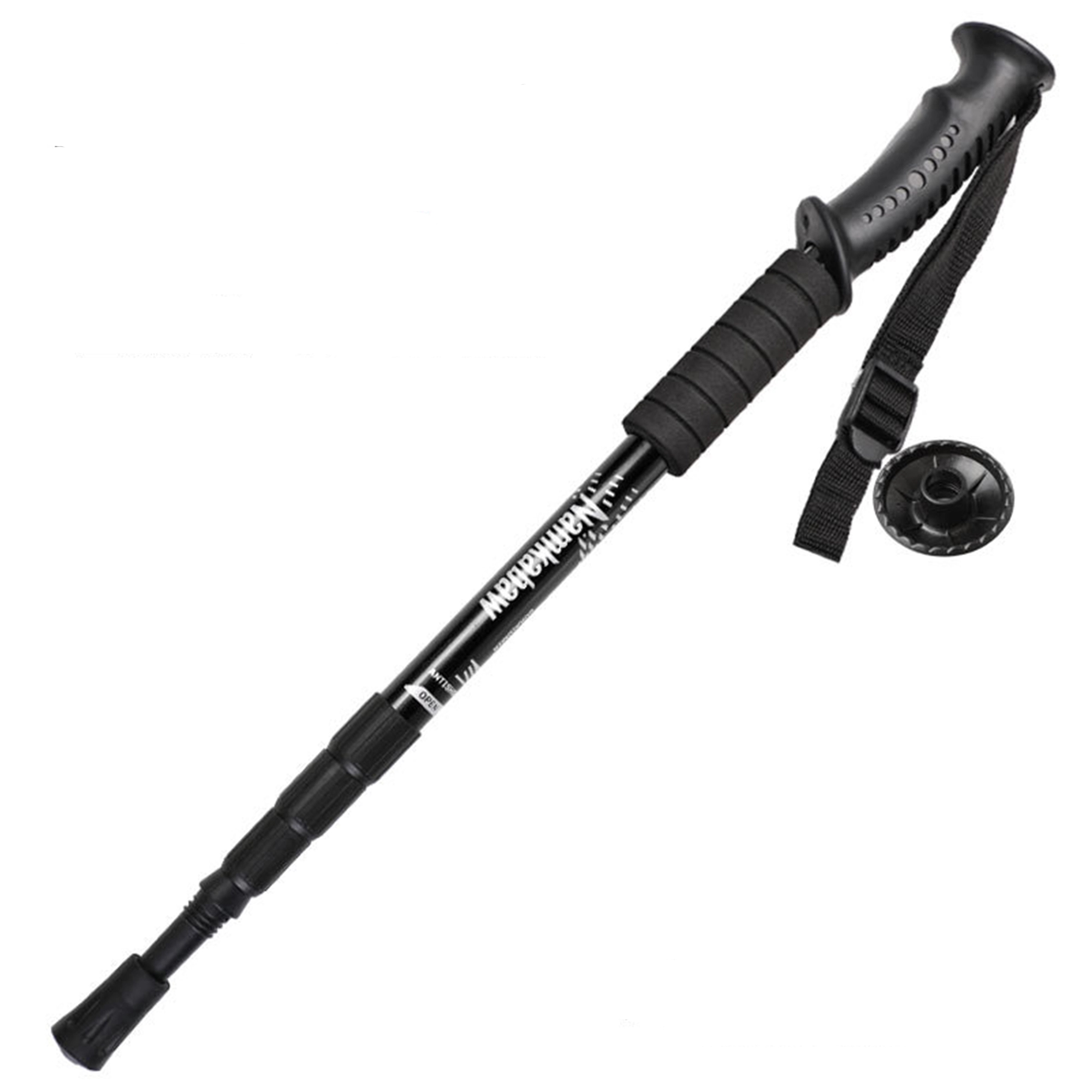 Collapsible Aluminum Hiking Walking Pole Sticks 2