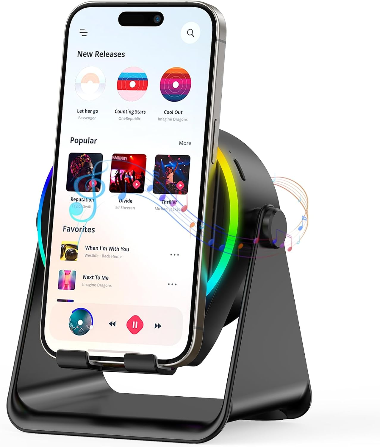 Bluetooth Speaker Phone Stand 4
