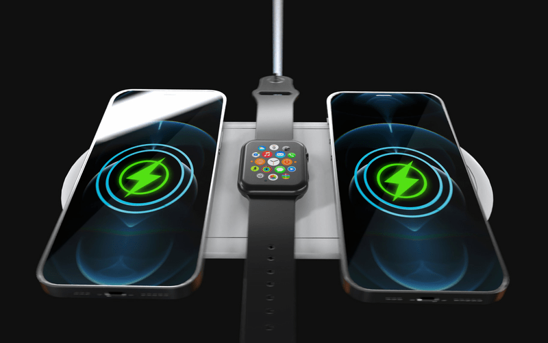 Paragon Imported Trio 15W Wireless Charger 20