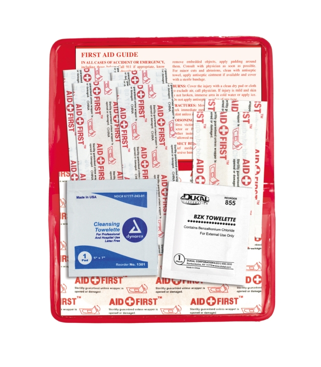 "Heal-on-the-Go L" 10 Piece Economy Healthy Living Pack in Colorful Vinyl Pouch 21