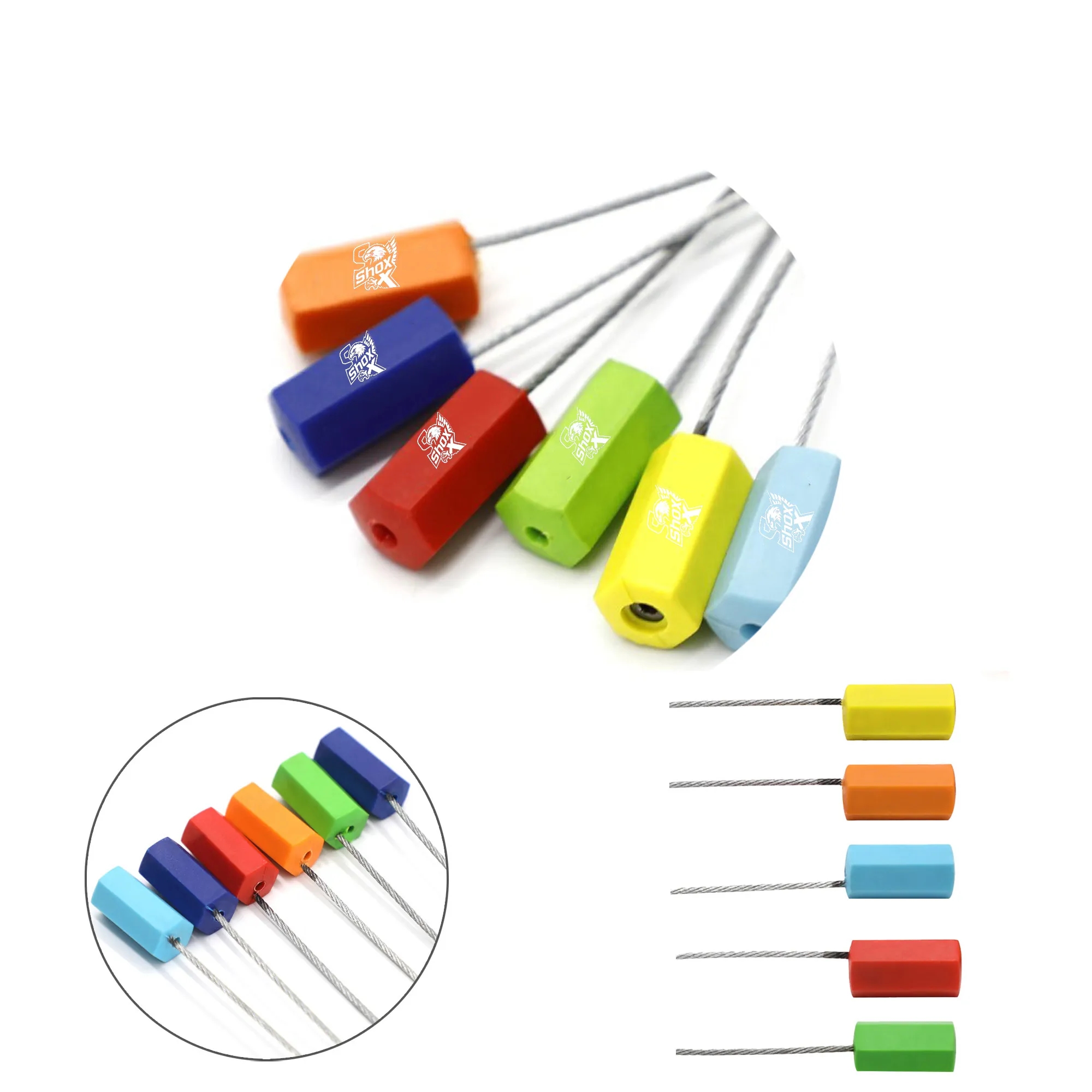 MOQ 20 Custom Disposable Steel Wire Security Tie 2