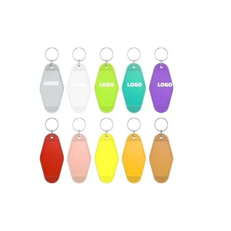 Vintage Plastic Diamond Key Tag 2
