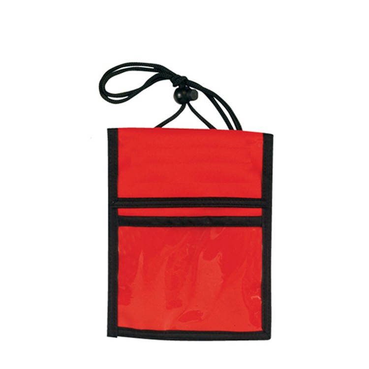 600 Denier Polyester Multi Pocket Neck Wallet Trade show Badge Holders 13