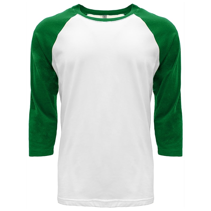 Next Level Apparel Unisex CVC 3/4 Sleeve Raglan Baseball T-Shirt 18
