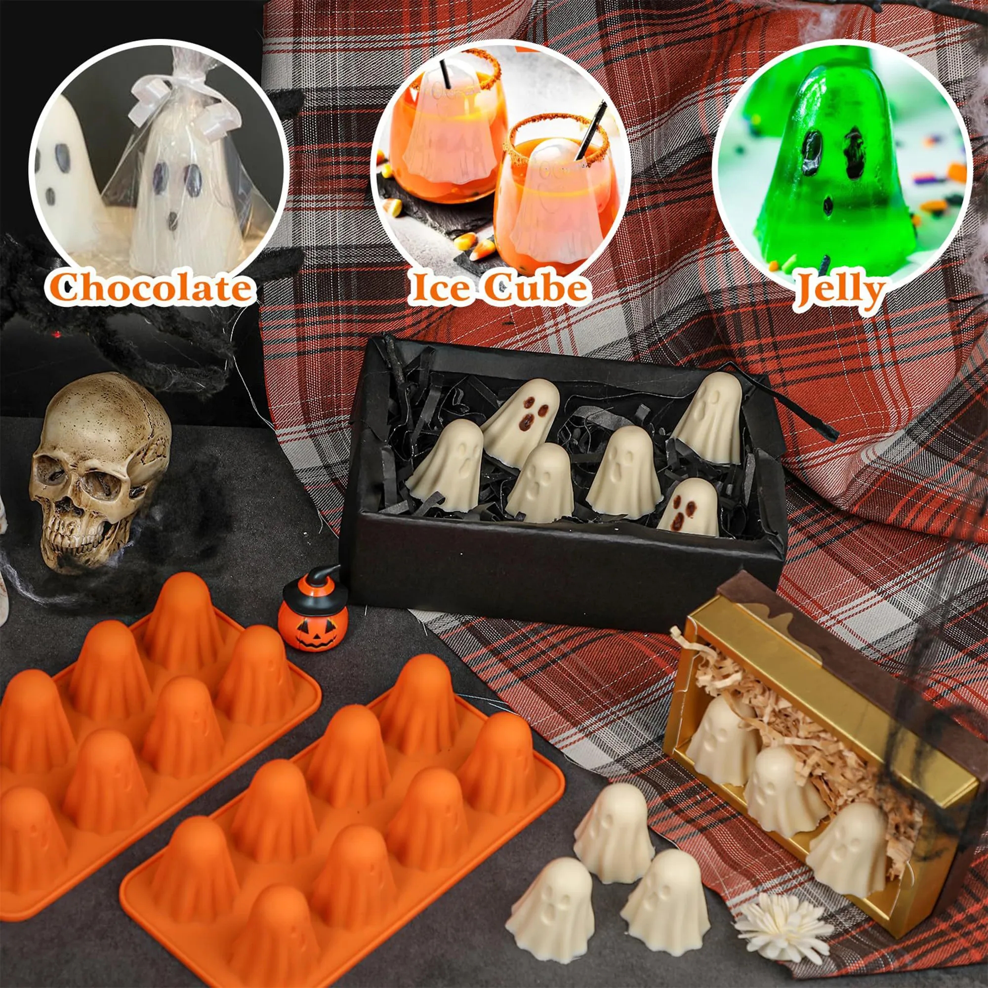 Halloween Ghost Silicone Mold 5