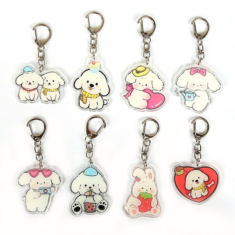3" Custom 2D Acrylic Keychain– Full Color 2
