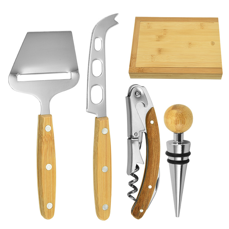 Perfect Pairing Wine Opener & Cheese Knife Set 2