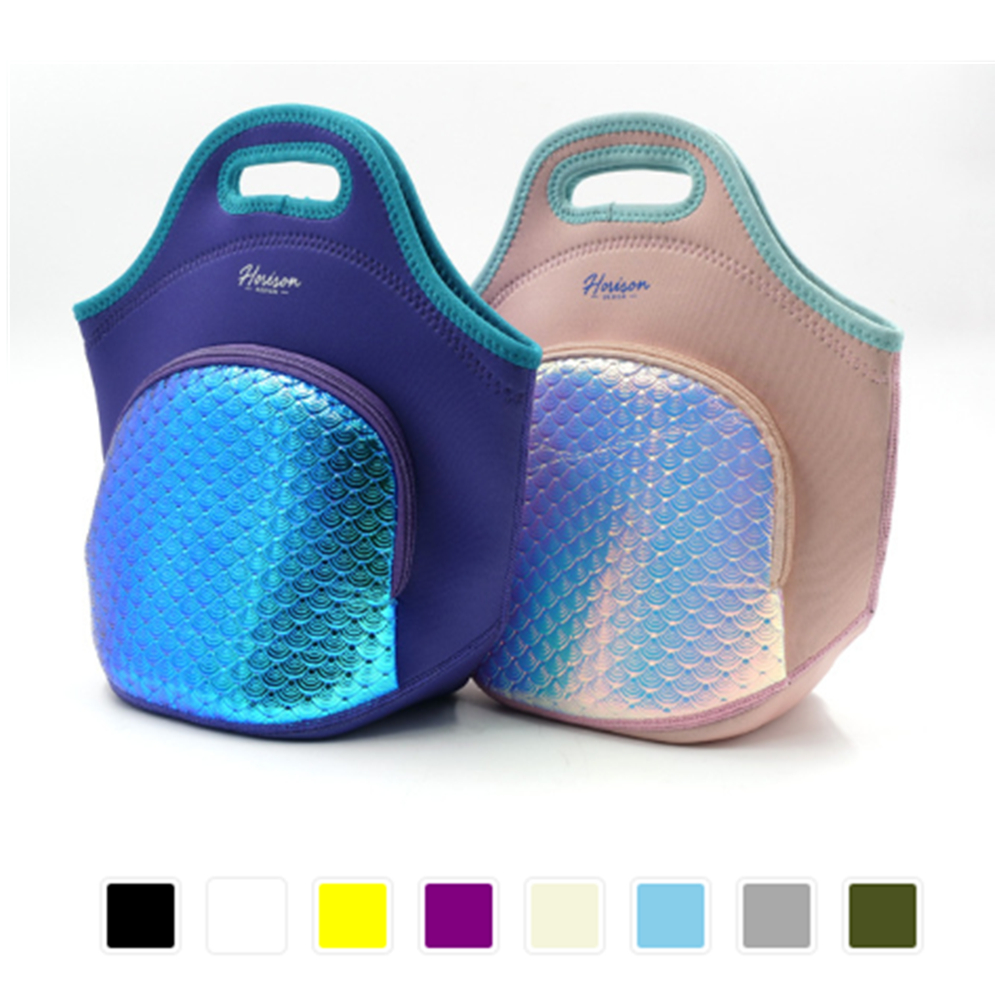 Bling Neoprene Lunch Tote Bag 6