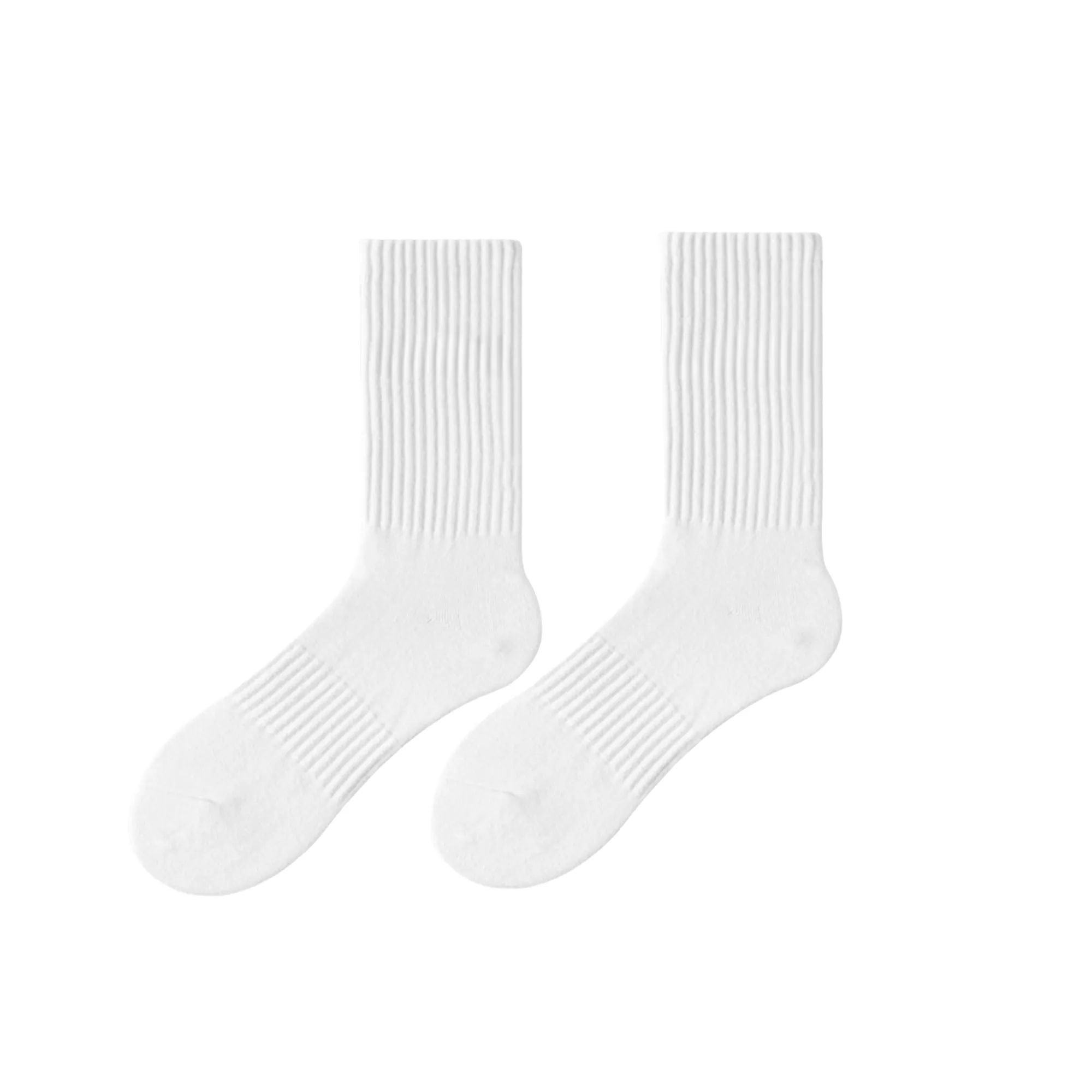 Customized Combed Cotton Solid Color Breathable Sports Socks 1