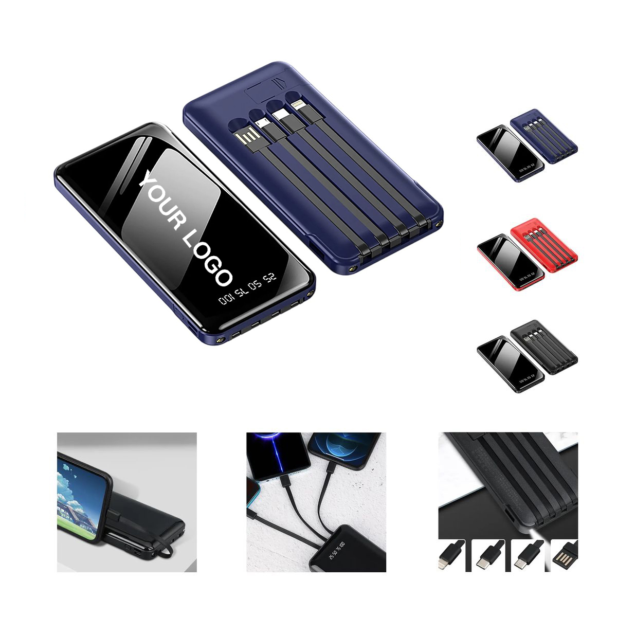 Stainless Business Gift Set with LED Bottle 3