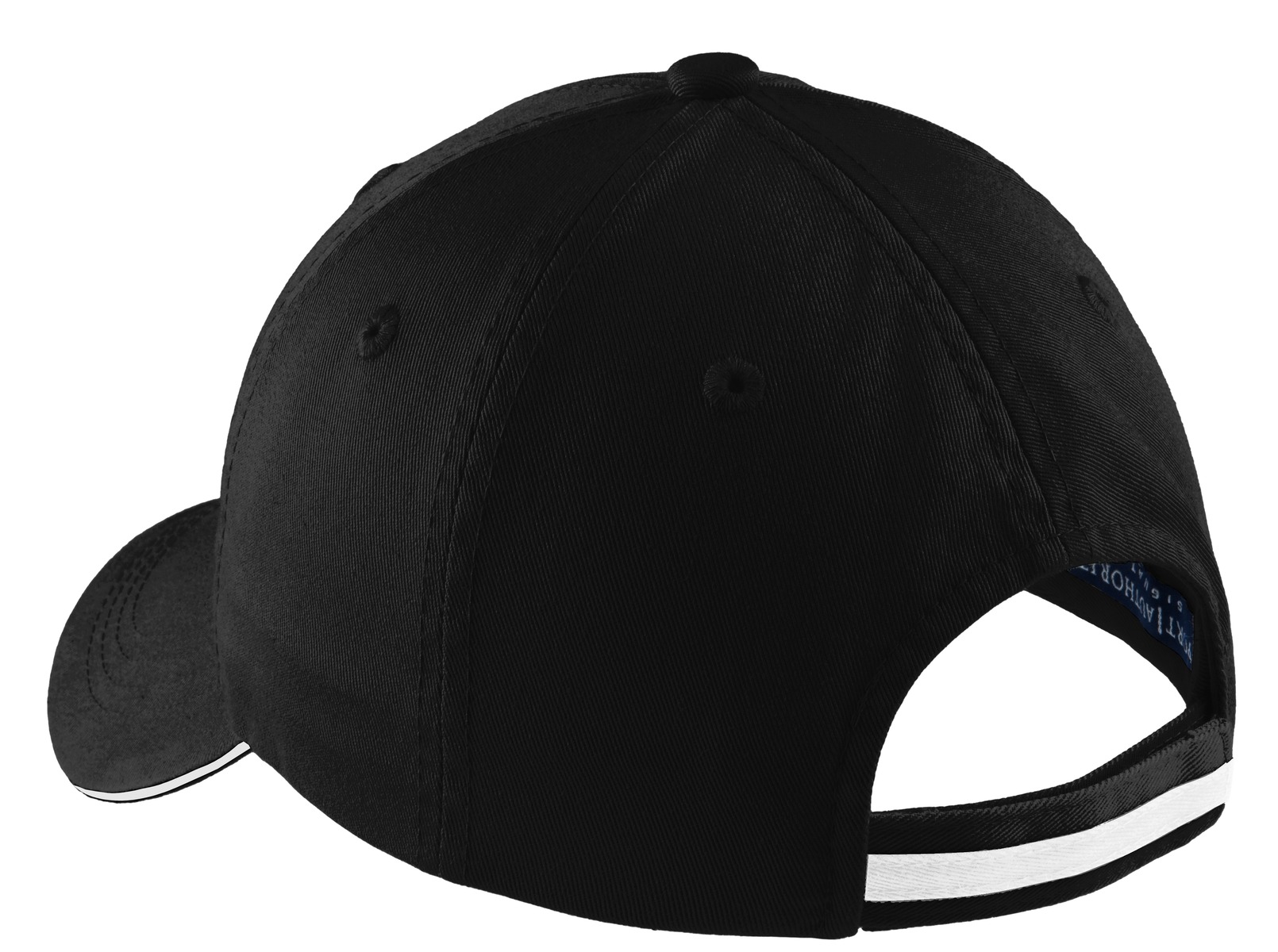 Port Authority Sandwich Bill Cap with Striped Closure. C830 30