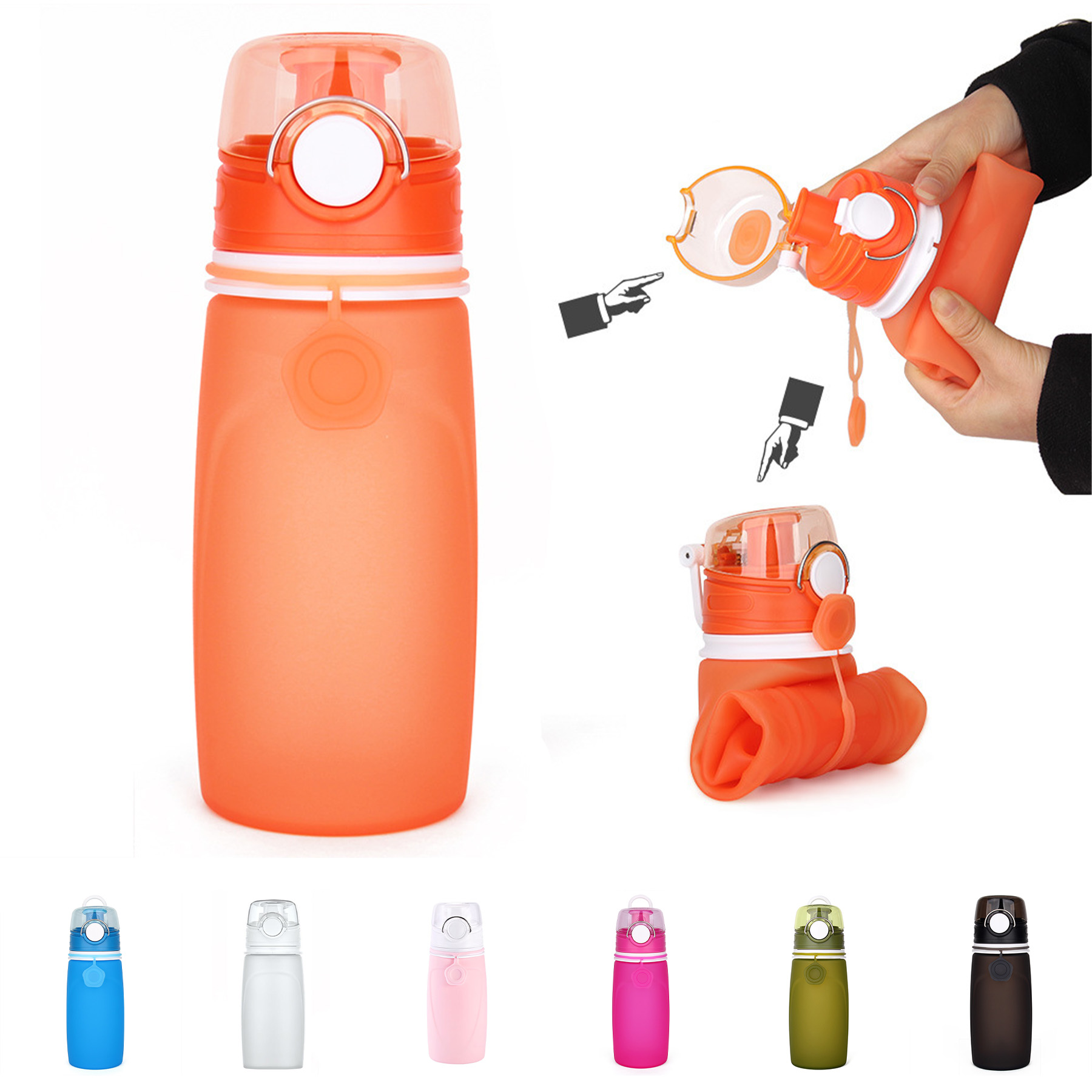 Inflame Foldable Water Bottle-25oz. 7