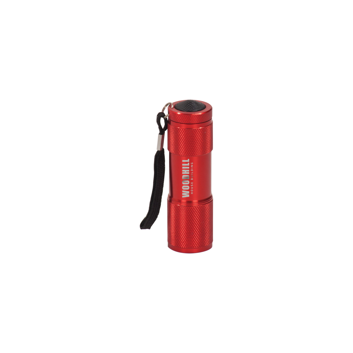 3 3/8" Red 9-LED Flashlight with Strap 2