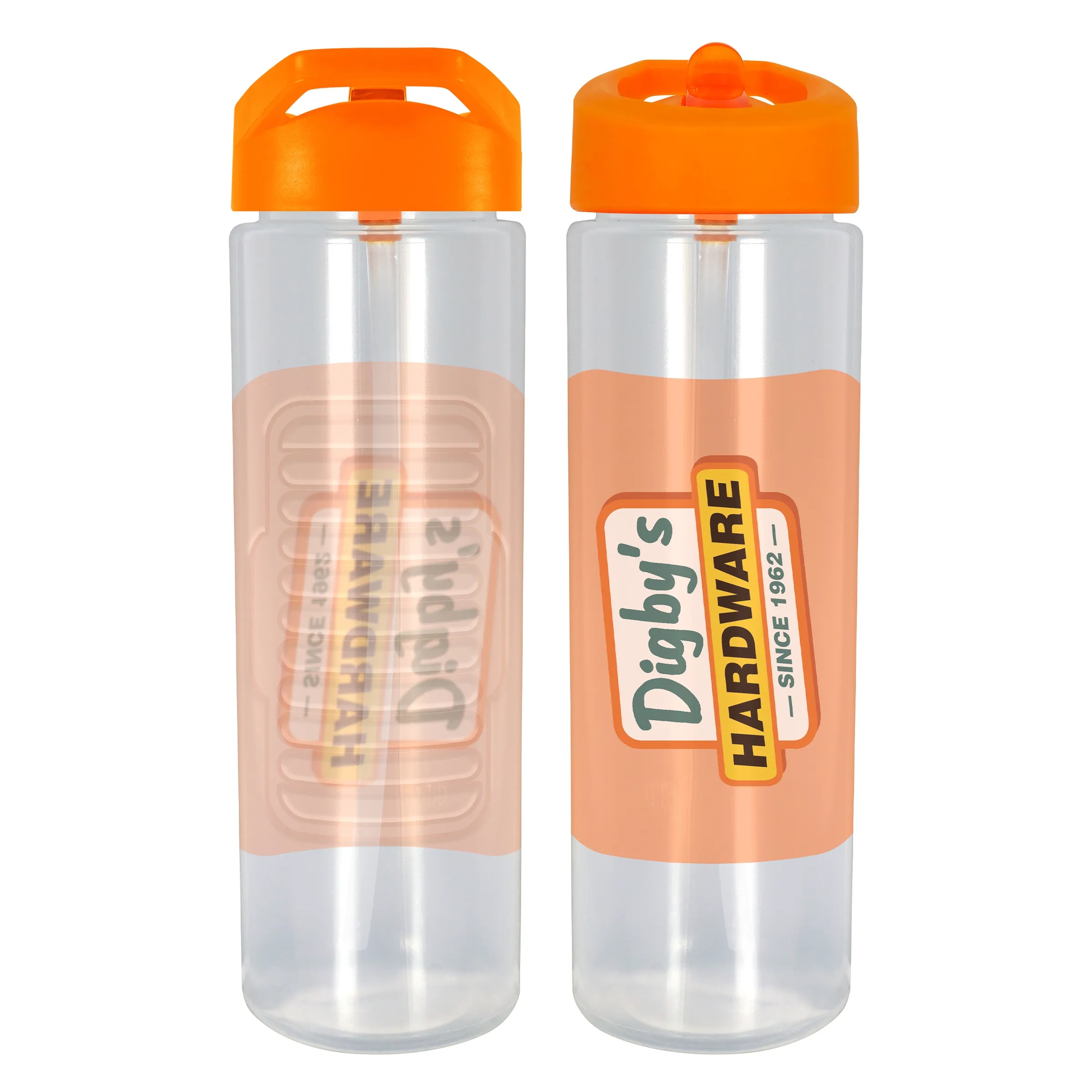 Pop Up 24 oz. Full Color Debossed Bottle 2