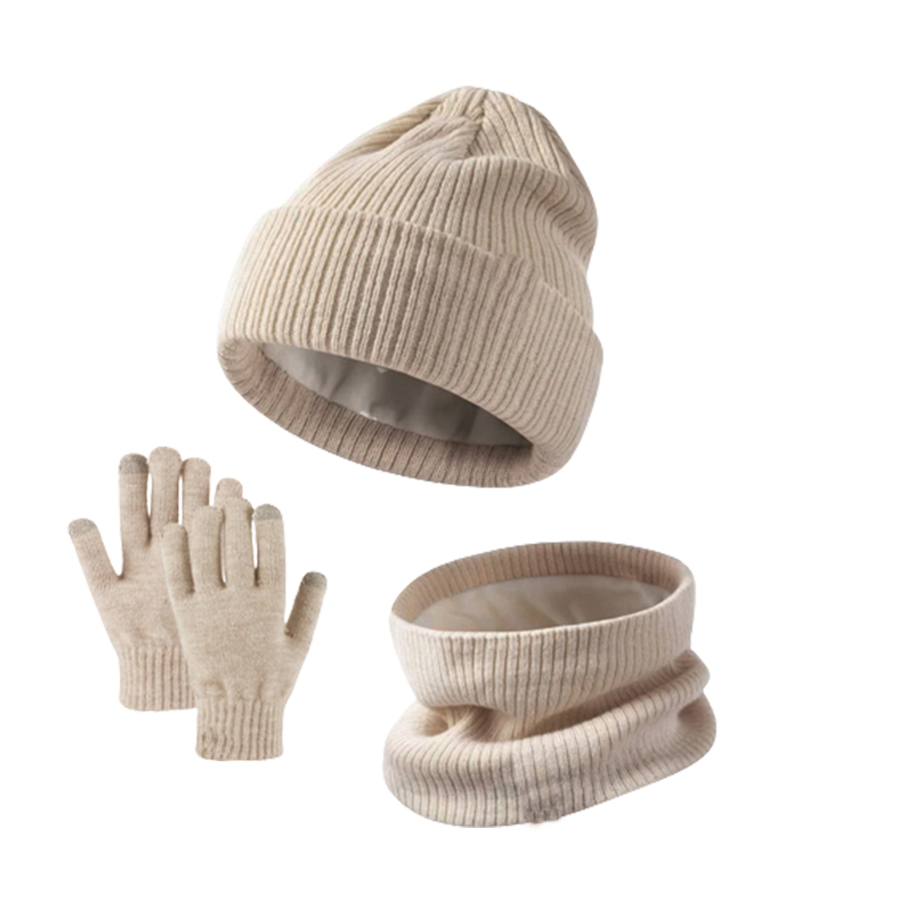 Kids Winter Cap Scarf Warm Set 2