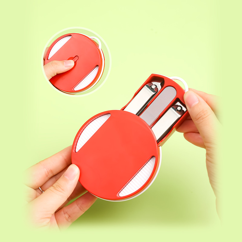 Red nail clipper set 2