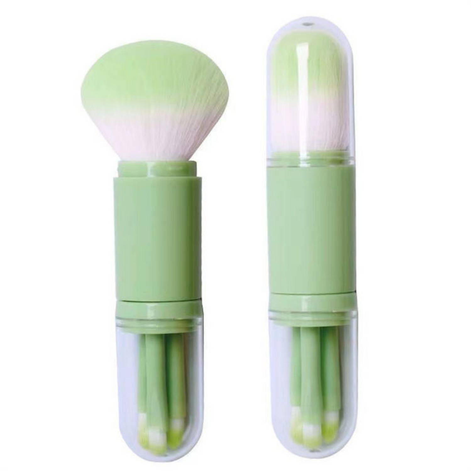 4 in 1 Portable Travel Makeup Brush Set 8