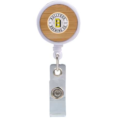 Bamboo Badge Holder 23