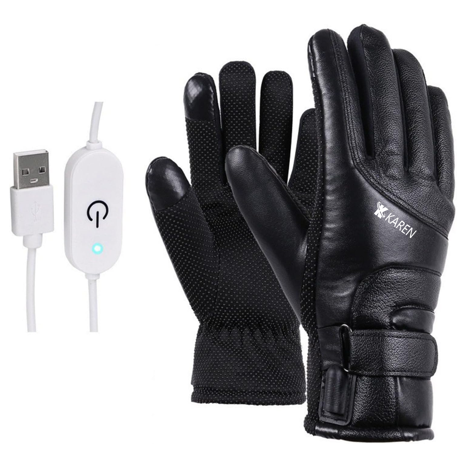 Thermal Head Electric Heat Temperature Control Winter Gloves 2