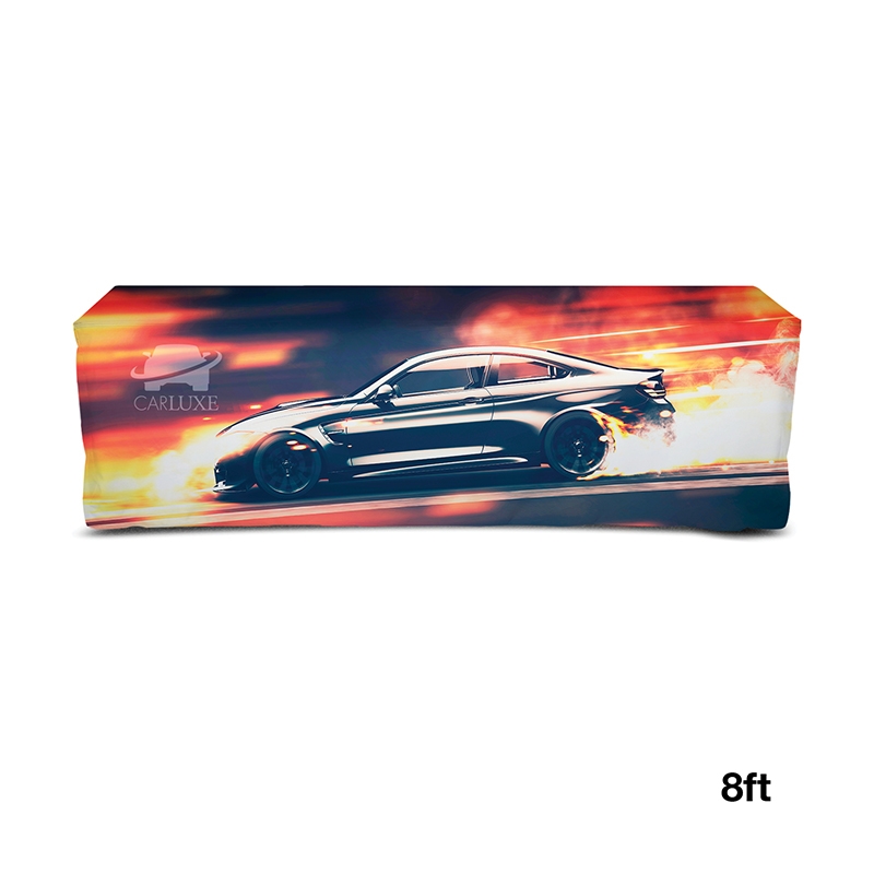 DisplaySplash 8' Fitted Open Back Table Cover 8