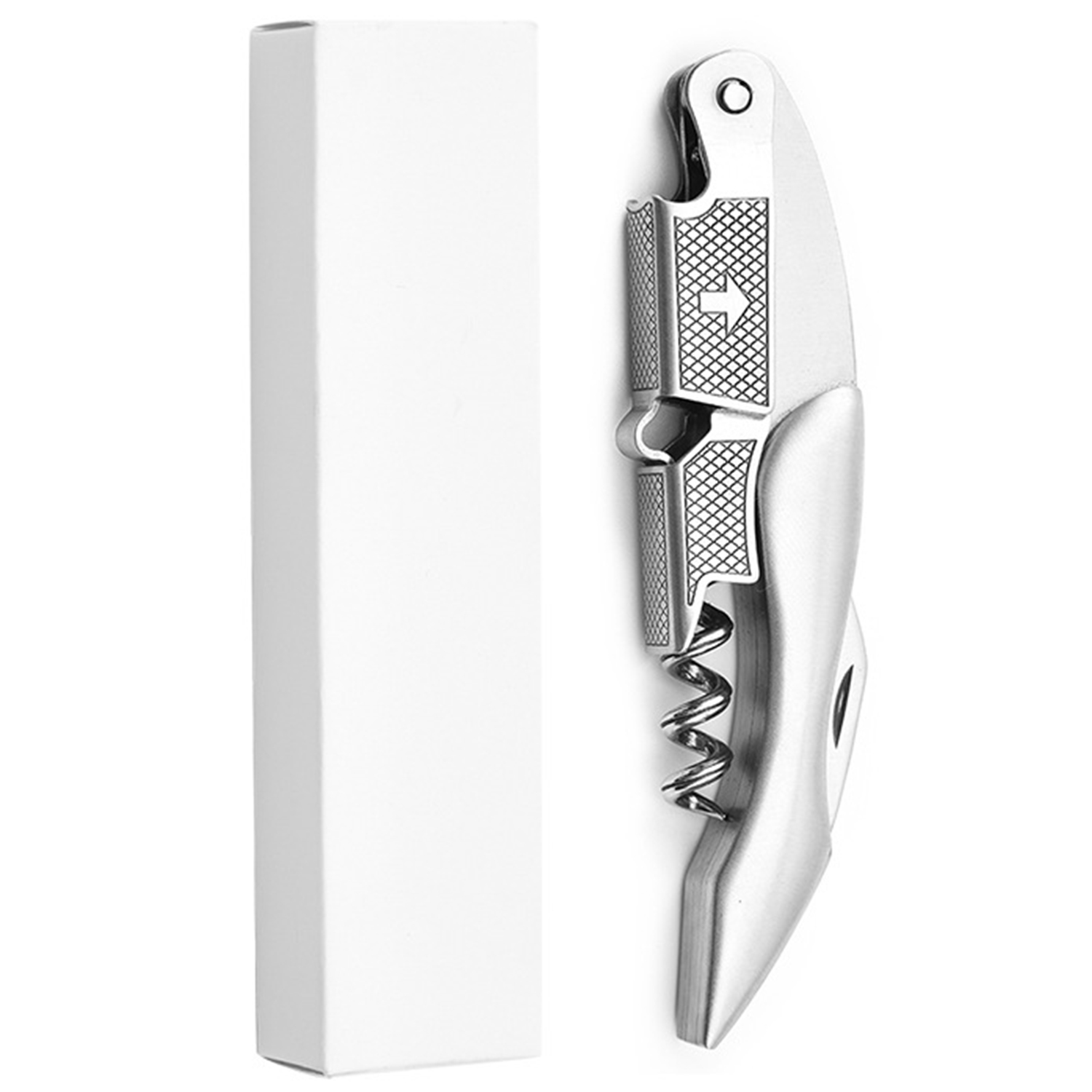 Stainless Steel 3-in-1 Wine and Beer Opener with Knife 3