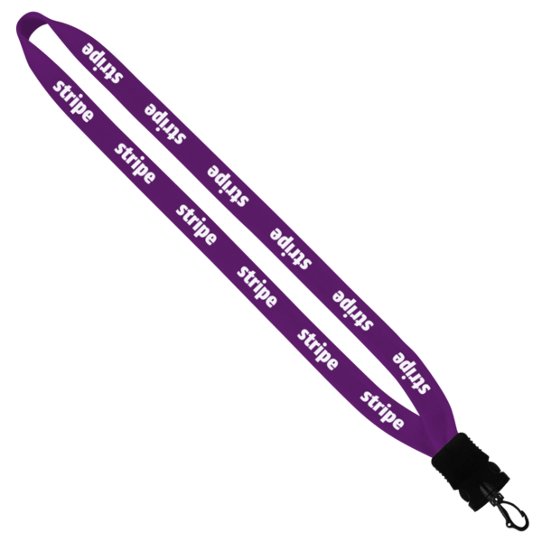 3/4" Cotton Lanyard with Plastic Snap-Buckle Release & Swivel Hook 7